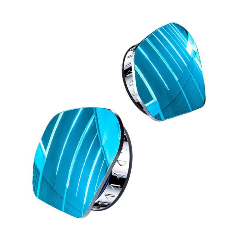 Suction Cup Car Rearview Blind Spot Reversing Assist Mirror, Color: Silver