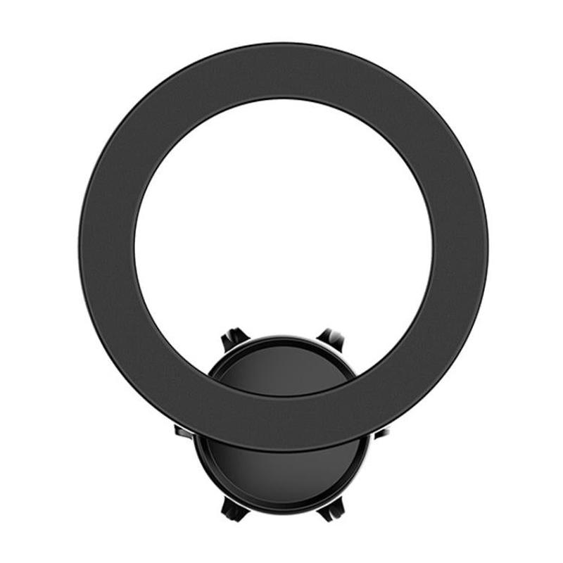 Car Ring Magnetic Phone Mount Main Body Accessory Ring Magnetic Head For 17mm Ball Joint(Black)