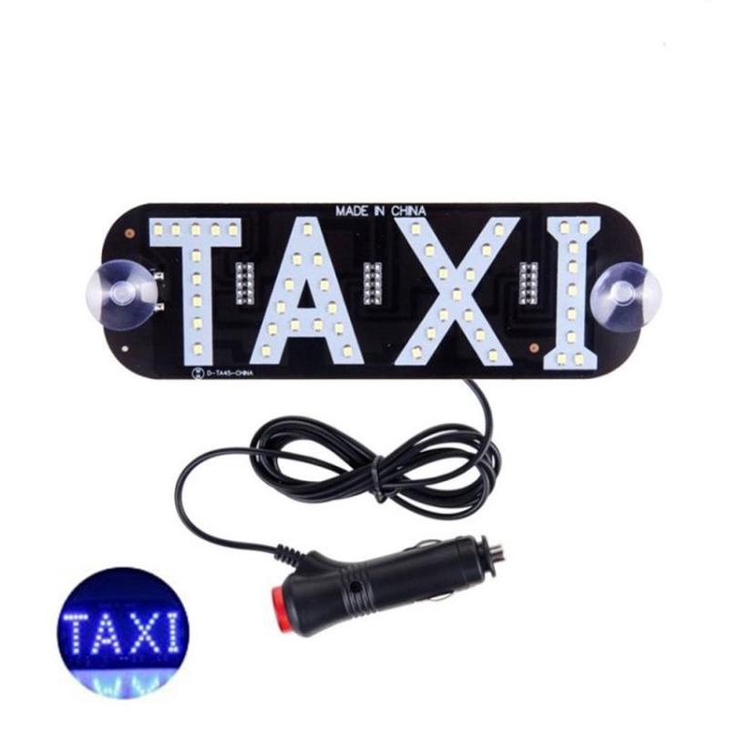 Taxi Indicator Light For Vehicles Roof Lamp With Switch, Spec: Cigarette Lighter Socket(Blue)