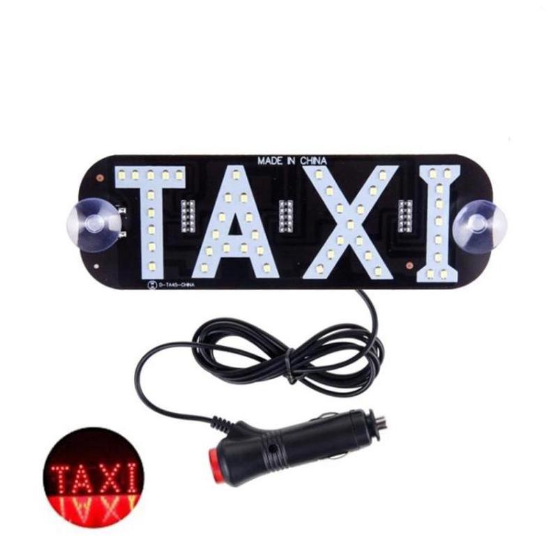Taxi Indicator Light For Vehicles Roof Lamp With Switch, Spec: Cigarette Lighter Socket(Red)