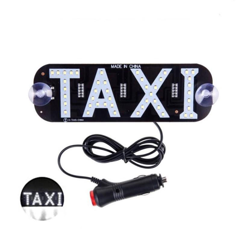 Taxi Indicator Light For Vehicles Roof Lamp With Switch, Spec: Cigarette Lighter Socket(White)