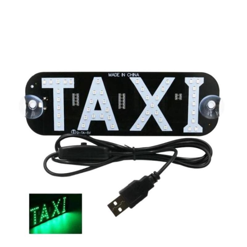Taxi Indicator Light For Vehicles Roof Lamp With Switch, Spec: USB Port(Green)