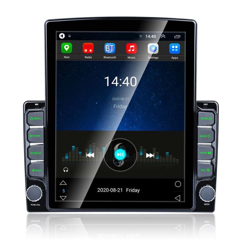 9.7 Inch Vertical Screen 2.5D Glass Car Android Universal Player Navigator MP5 Integrated Machine(2+64G)