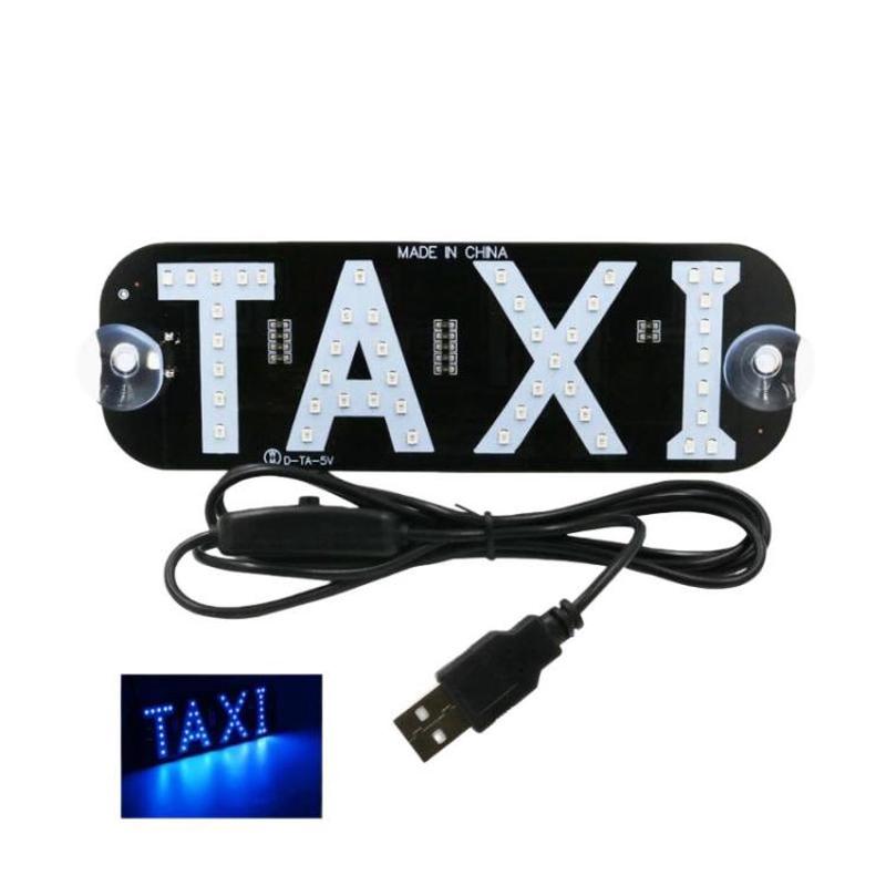 Taxi Indicator Light For Vehicles Roof Lamp With Switch, Spec: USB Port(Blue)