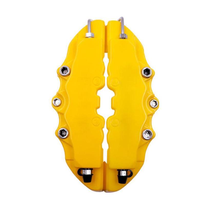 2pcs /Set Car High-Temperature Resistant Brake Caliper Cover Kit, Color: M Yellow