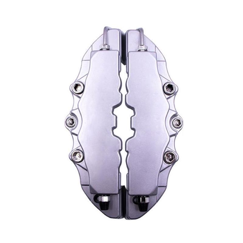 2pcs /Set Car High-Temperature Resistant Brake Caliper Cover Kit, Color: S Silver