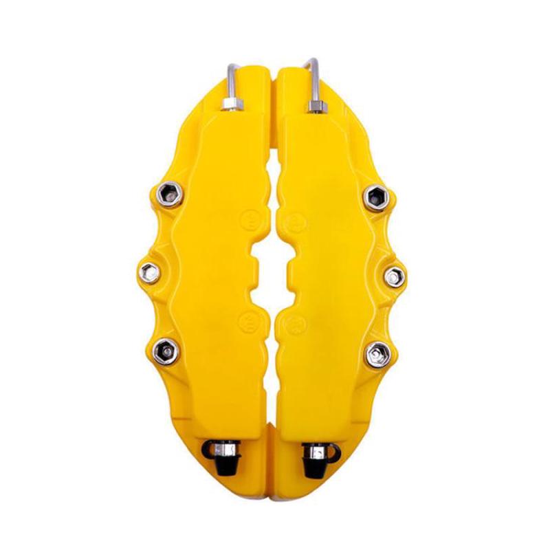 2pcs /Set Car High-Temperature Resistant Brake Caliper Cover Kit, Color: S Yellow
