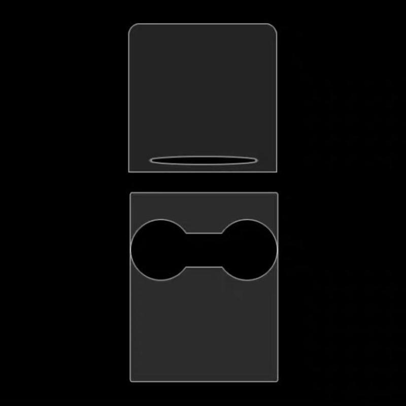 For Tesla Model Y Sanded Finish Central Control Panel Protective Film Cupholder Protective Film