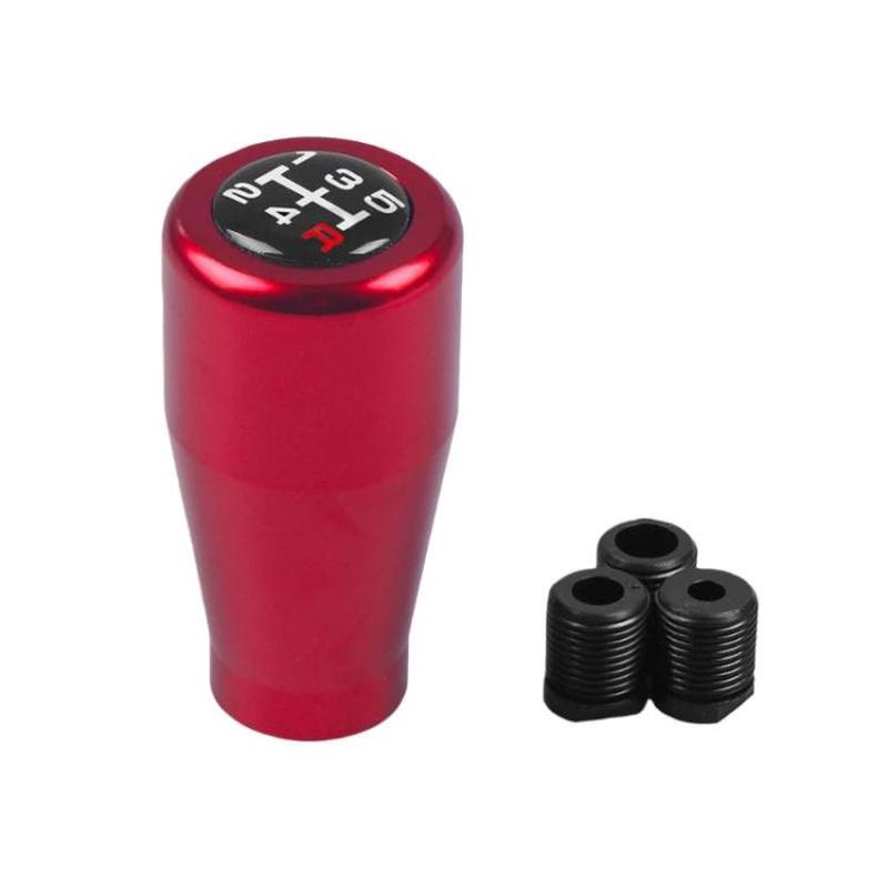 BX102353 Car Modification Aluminum Alloy Gear Knob 5-Speed Manual Universal Gear Shift Lever(Red)