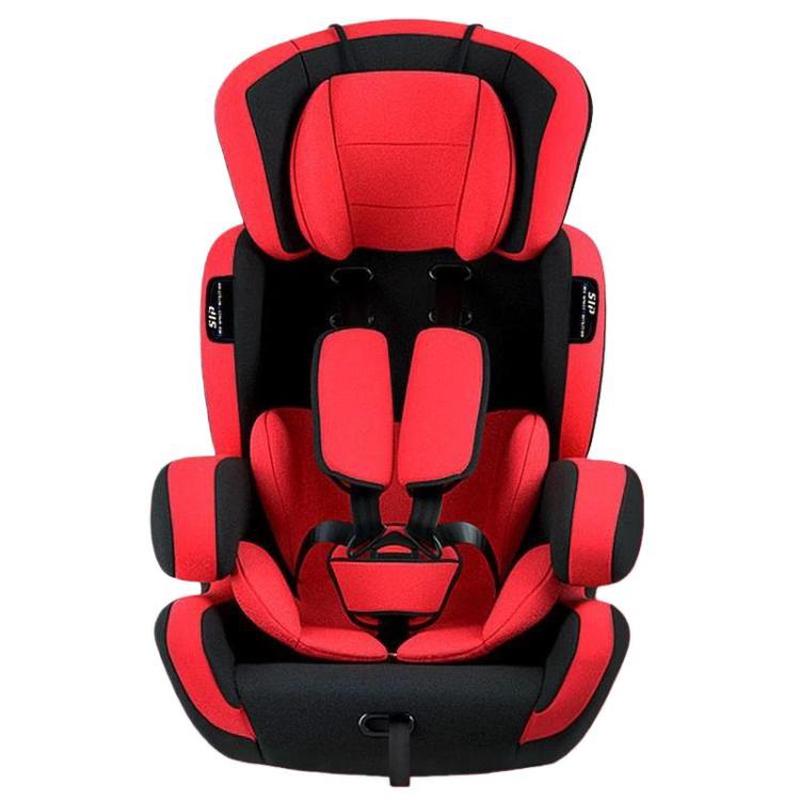 Convertible Car Seat 9Months-12Years With Double ISOFIX, 5-Point Harness & 130-Degree Recline For Toddler Safety(Red Black)