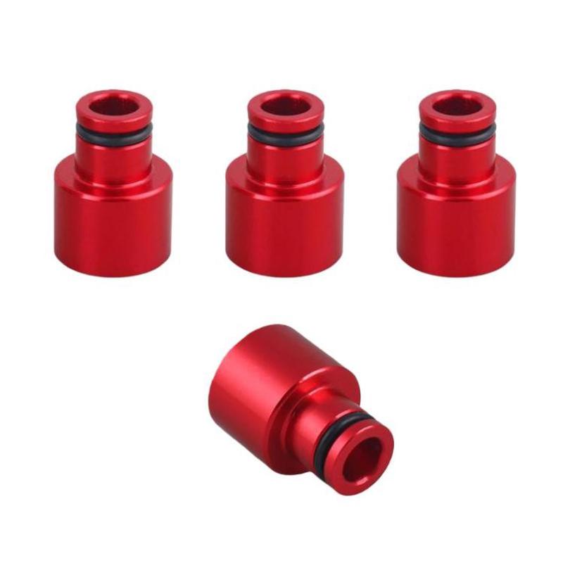 BX102746 For Honda Civic Engine 4pcs Car Modification Fuel Injector Adapter(Red)