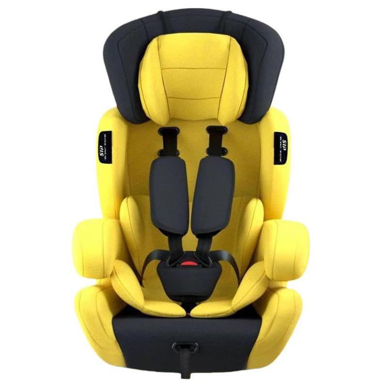 Convertible Car Seat 9Months-12Years With Double ISOFIX, 5-Point Harness & 130-Degree Recline For Toddler Safety(Yellow)