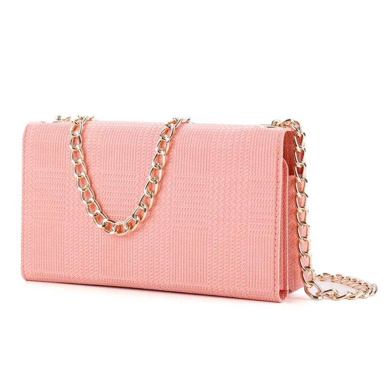 ViLi GHC Series Crossbody Bag RFID Leather Phone Case, 20 x 10 x 3.5cm(Pink)