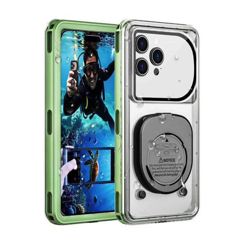 RedPepper IN70 Pro Diving Protective Cover, Waterproof Depth: 15m(Light Green)