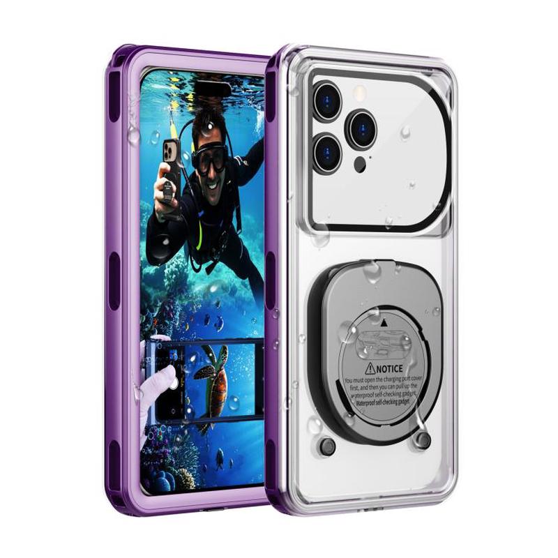 RedPepper IN70 Pro Diving Protective Cover, Waterproof Depth: 15m(Purple)