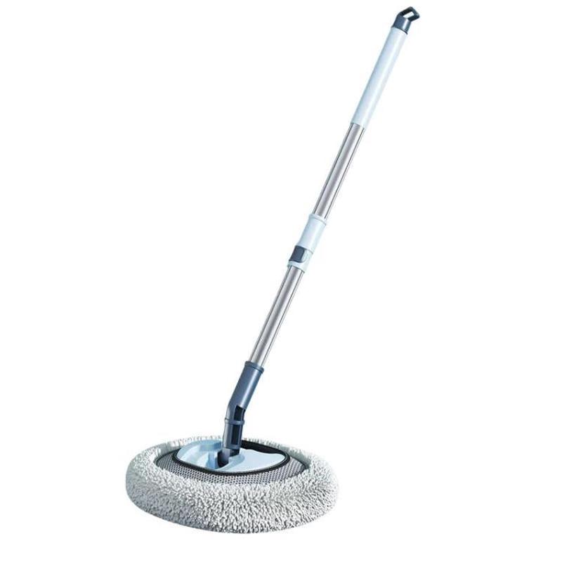 Soft Bristle Curved Rod Telescopic Car Washing Mop Car Dusting Brush Car Cleaning Tools(White)