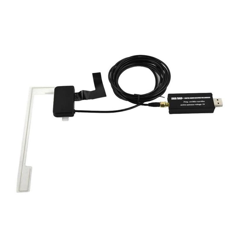 Android Car Universal DAB Module Digital Radio Navigation APP Control, Europe Only(Black)