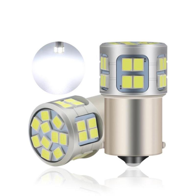 1pair Automotive 30-LED Wick 12V-80V Turn/Daytime Running/Taillight, Specification: 1156 Straight Pin(White Light)