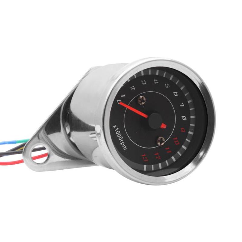 Motorcycle LED Backlit Engine Speedometer