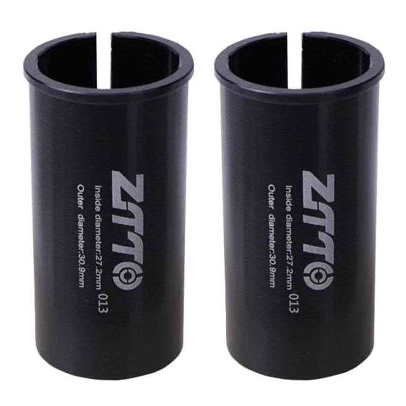 27.2-30.9mm 013 2pcs ZTTO Bicycle Seat Post Conversion Sleeve Reducer Cover(Black)