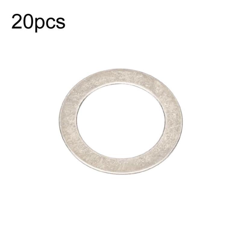 20pcs ZTTO Bicycle Pedal Stainless Steel Washer Mountain Bike Disc Protection Gasket
