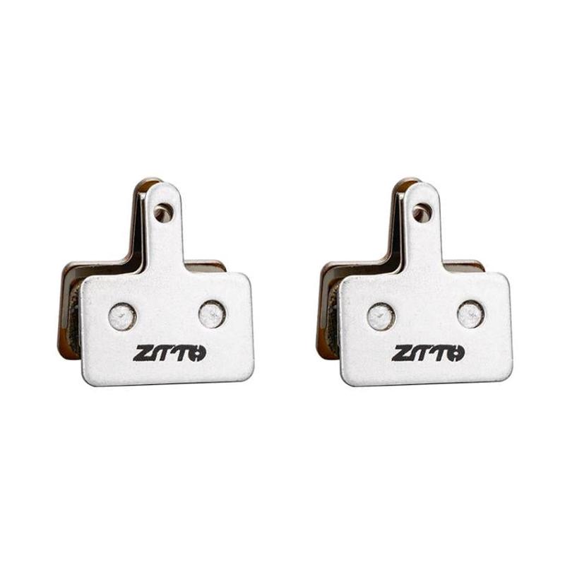 2pairs ZTTO Bicycle Metal Sintered Cable Mountain Road Bike Electrical Scooter Disc Brake Linings, Style: 01B