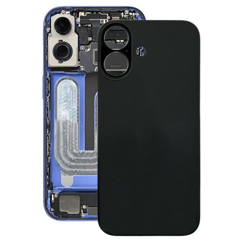 For iPhone 17 Glass Battery Back Cover(Black)