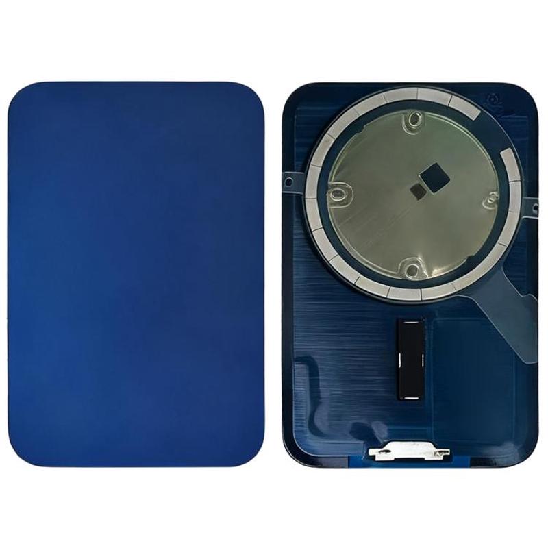 For iPhone 17 Pro Max / 17 Pro Glass Battery Back Cover with MagSafe Magnet (Blue)
