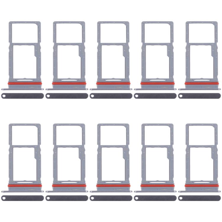 For Samsung Galaxy M36 SM-M366P 10pcs Original SIM + Micro SD Card Tray (Grey)