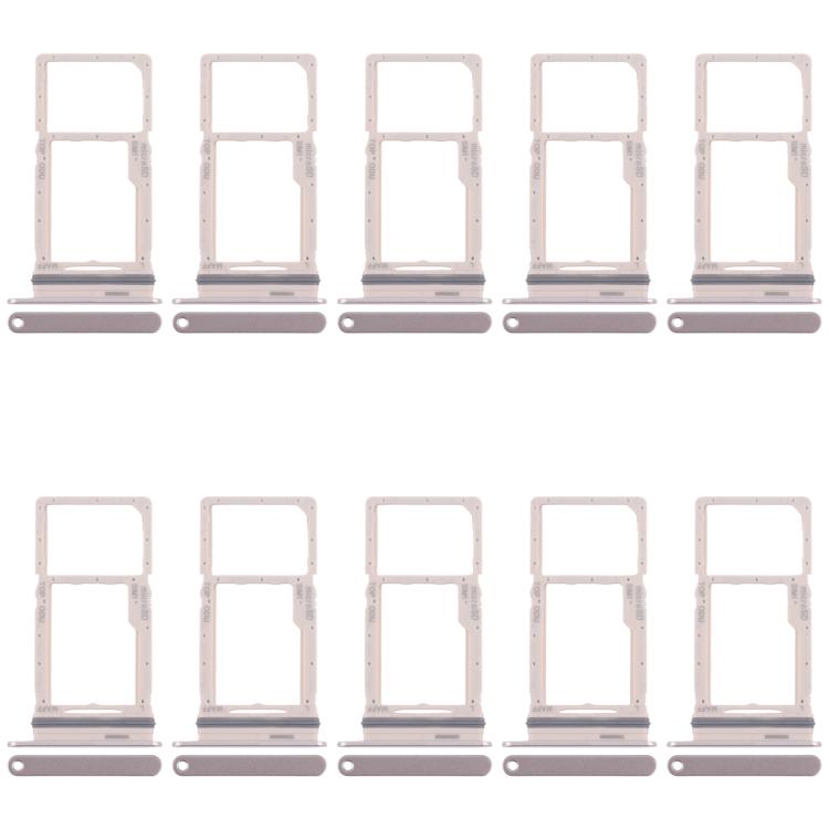 For Samsung Galaxy M16 SM-M166P 10pcs Original SIM + Micro SD Card Tray (Gold)