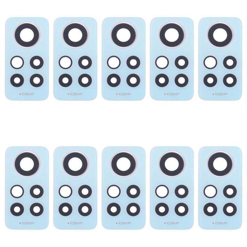 For Xiaomi Redmi Note 12 Pro 4G 10pcs Back Camera Lens (Green)