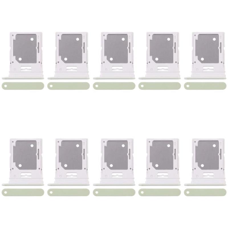 For Xiaomi Redmi Note 14 4G 10pcs SIM Card Tray + SIM Card Tray (Green)