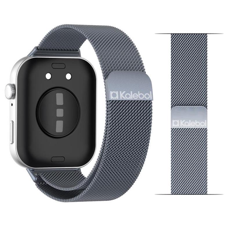 For Huawei Watch Fit 4 Pro / Fit 4 / Fit 3 Kalebol Milan Magnetic Stainless Steel Watch Band(Space Gray)