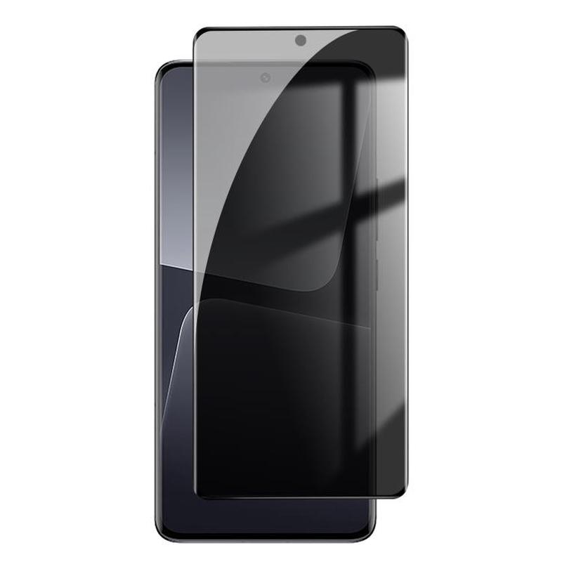 For Xiaomi 13 Pro Kalebol Curved High-Aluminum Screen-Printed Full-Coverage Anti-Fingerprint Black-Border Privacy Tempered Glass Film