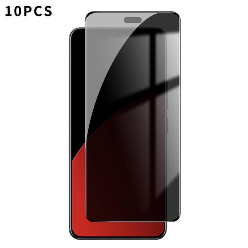 For Xiaomi Civi 4 Pro 10pcs Kalebol Curved High-Aluminum Screen-Printed Full-Coverage Anti-Fingerprint Black-Border Privacy Tempered Glass Film