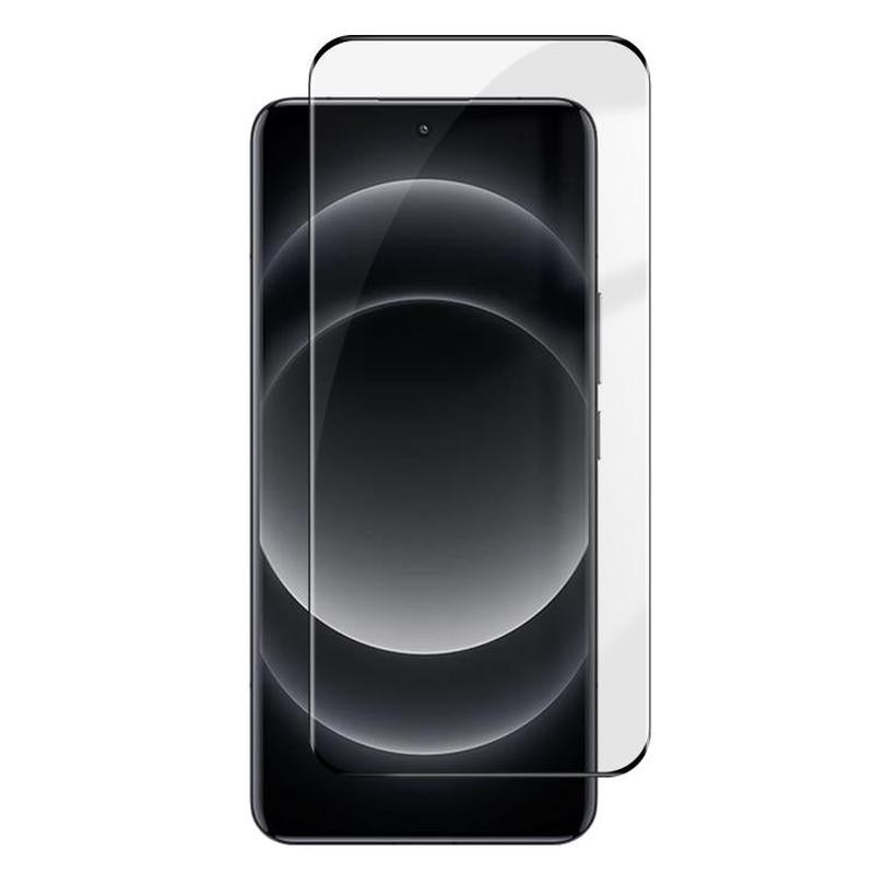 For Xiaomi 14 Ultra Kalebol Curved High-Aluminum Screen-Printed Full-Coverage Anti-Fingerprint Black-Bordered HD Tempered Glass Film