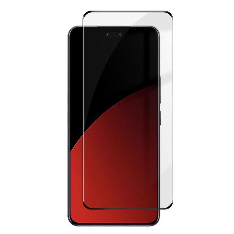 For Xiaomi Civi 4 Pro Kalebol Curved High-Aluminum Screen-Printed Full-Coverage Anti-Fingerprint Black-Bordered HD Tempered Glass Film