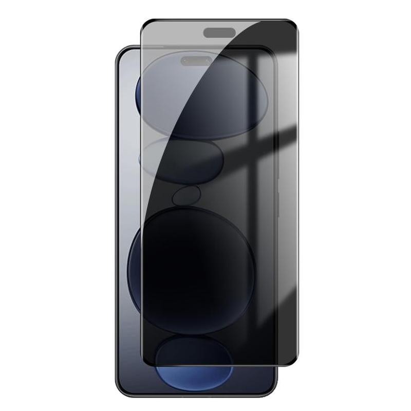 For Xiaomi Civi 5 Pro Kalebol Curved High-Aluminum Screen-Printed Full-Coverage Anti-Fingerprint Black-Border Privacy Tempered Glass Film