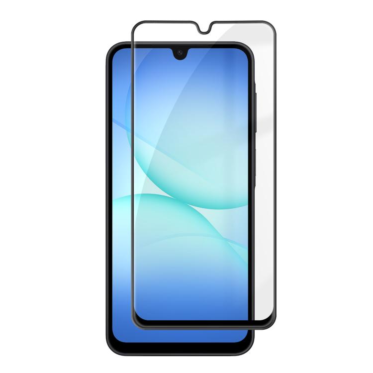 For Samsung Galaxy A17 5G Kalebol High-Aluminum Screen-Printed Full-Coverage Anti-Fingerprint Black-Bordered HD Tempered Glass Film