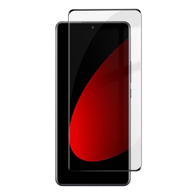 For Xiaomi 12S Kalebol Curved High-Aluminum Screen-Printed Full-Coverage Anti-Fingerprint Black-Bordered HD Tempered Glass Film