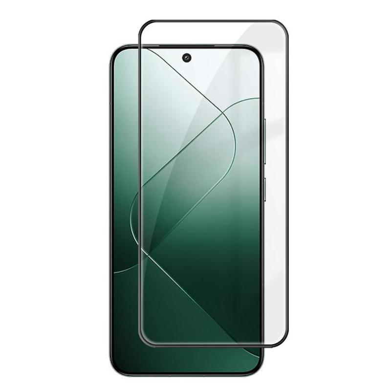 For Xiaomi 14 Kalebol High-Aluminum Screen-Printed Full-Coverage Anti-Fingerprint Black-Bordered HD Tempered Glass Film