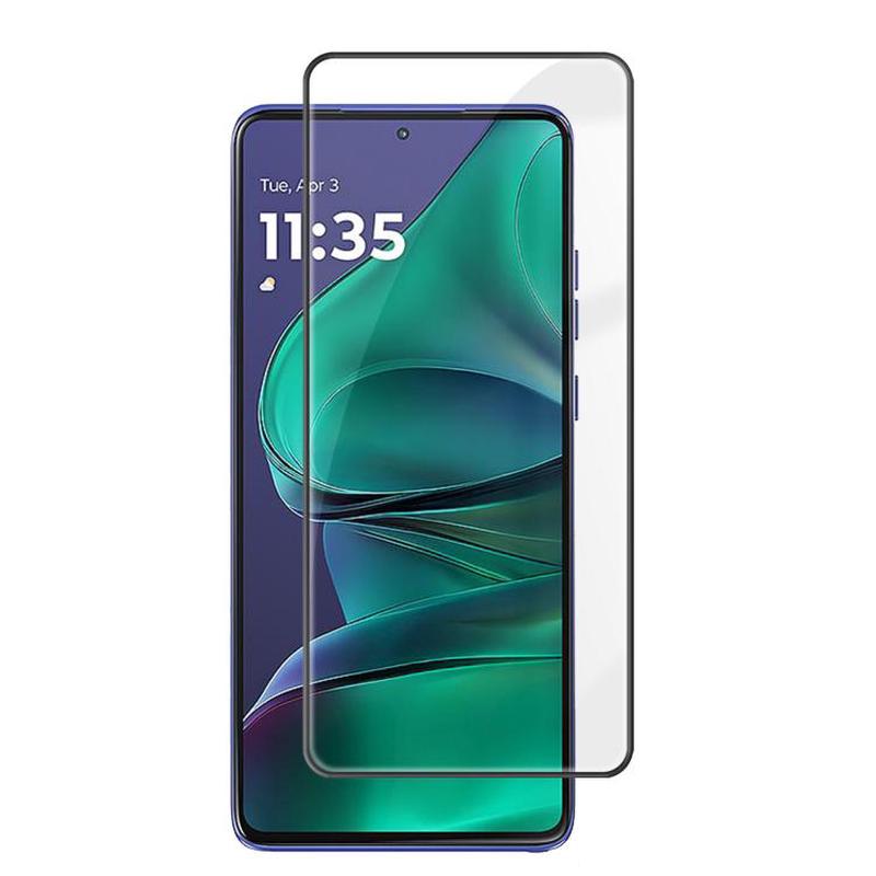 For Motorola Moto G Stylus 2025 Kalebol High-Aluminum Screen-Printed Full-Coverage Anti-Fingerprint Black-Bordered HD Tempered Glass Film