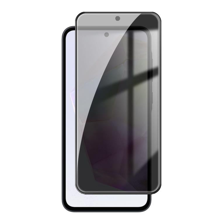 For Samsung Galaxy A35 5G Kalebol High-Aluminum Screen-Printed Full-Coverage Black-Border Privacy Tempered Glass Film