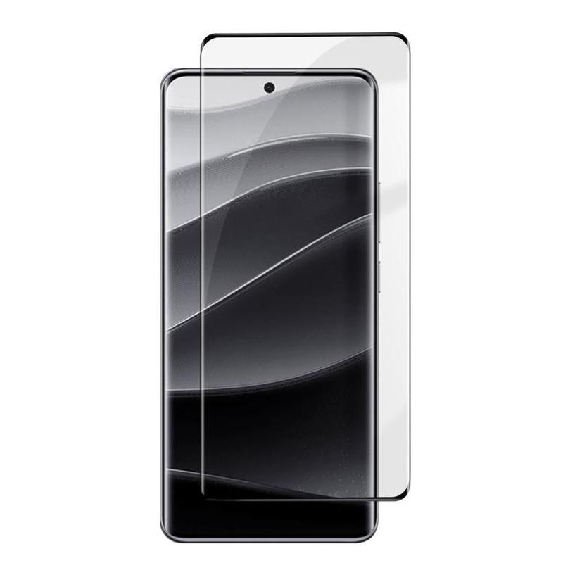For Redmi Note 14 Pro+ 5G Kalebol Curved High-Aluminum Screen-Printed Full-Coverage Anti-Fingerprint Black-Bordered HD Tempered Glass Film
