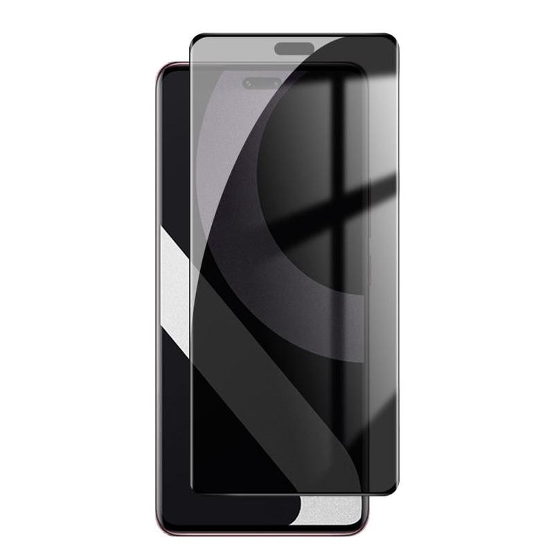 For Xiaomi Civi 2 Kalebol Curved High-Aluminum Screen-Printed Full-Coverage Anti-Fingerprint Black-Border Privacy Tempered Glass Film