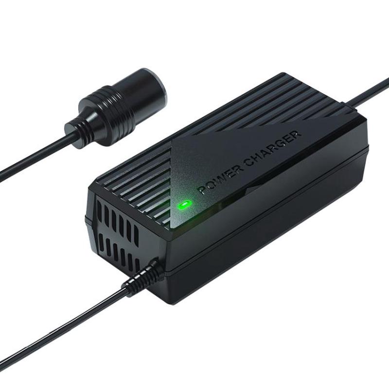 220V to 12V 10A Car to Home Converter Dedicated Inverter for Car Refrigerator, Plug Type: EU Plug(Black)