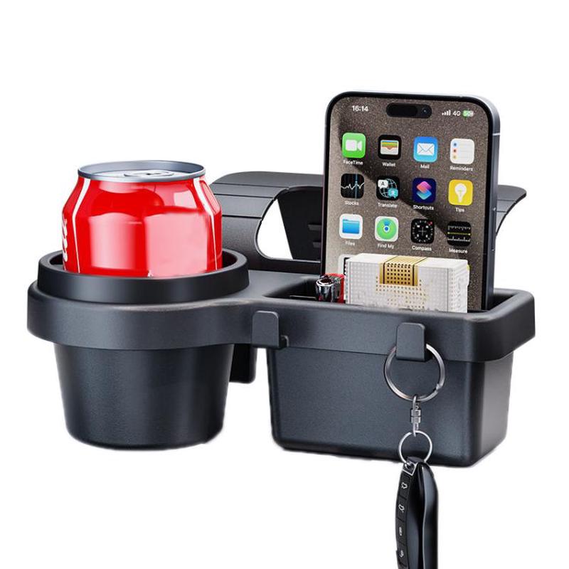 SHUNWEI Multifunctional Door Storage Cup Holder Mobile Phone Slot Storage Box(202x176x91mm)
