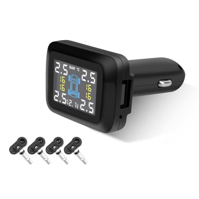 Cigarette Lighter Type Car Battery Tire Pressure Monitor, Specification: Internal