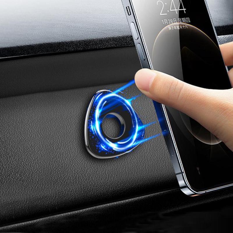 Magnetic Car Air Vent Metal Phone Holder, Specification: Q53 Triangle