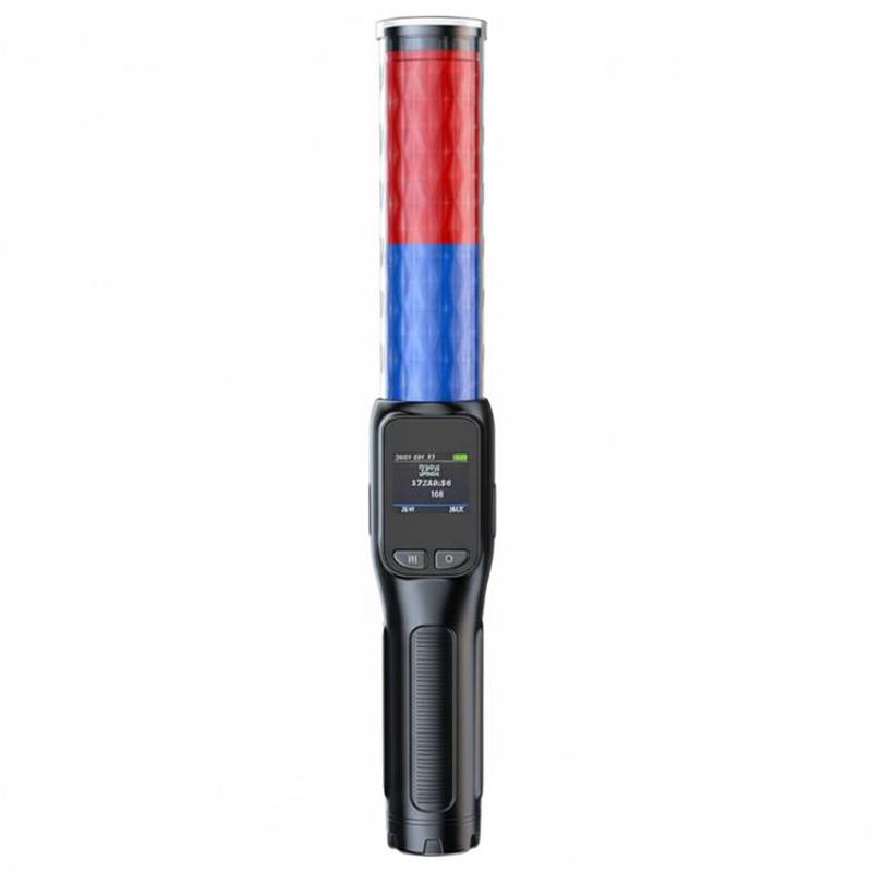 Multifunctional Baton Handheld Alcohol Tester Breath Electrochemical Alcohol Tester(Black)